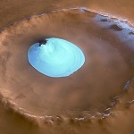 DAL MARS EXPRESS: UN CRATERE COPERTO DI GHIACCIO