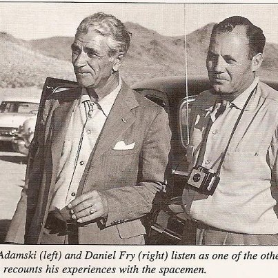 I DUE CONTATTISTI AMERICANI GEORGE ADAMSKY  E DANIEL FRY