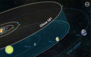 ECCO COME SI IMMAGINAVA IL SISTEMA SOLARE DI GLIESE 581