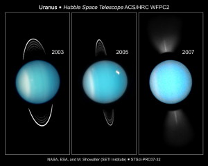 URANO NELLE IMMAGINI DEL TELESCOPIO HUBBLE