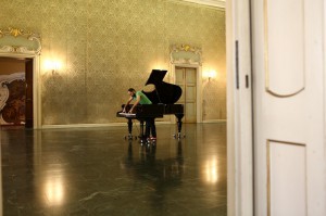 ECCO IL SALONE RADETZKY DI PALAZZO CUSANI