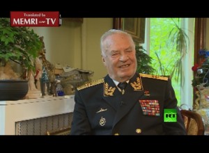 L'AMMIRAGLIO IN PENSIONE CHEMIATIKIN DURANTE L'INTERVISTA