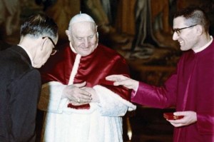 LORIS CAPOVILLA ACCANTO A PAPA GIOVANNI XXIII