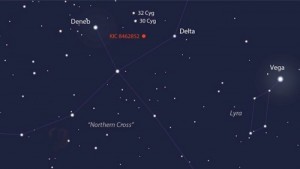 LA STRANA STELLA SI TROVA NELLA COSTELLAZIONE DEL CIGNO A 1480 ANNI LUCE