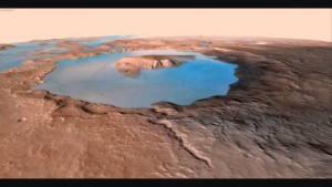 IL CRATERE GALE UN TEMPO ERA UN LAGO