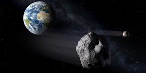 UNA RESA ARTISTICA DELL'ASTEROIDE 2017 AG13