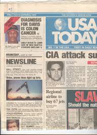 LA PRIMA PAGINA DI USA TODAY