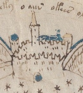 IL CASTELLO CON I MERLI A "CODA DI RONDINE"