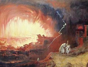 LA FINE DI SODOMA E GOMORRA NEL DIPINTO DI JOHN MARTIN