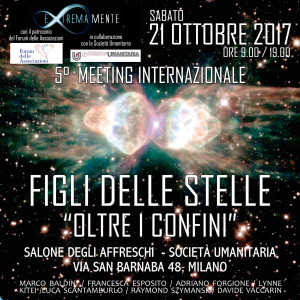 APPUNTAMENTO IL 21 OTTOBRE A MILANO