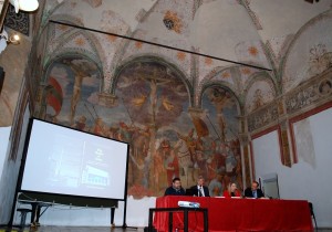 IL CONVEGNO SI E' SVOLTO NEL MAGNIFICO SALONE DEGLI AFFRESCHI DI MILANO