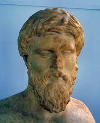 IL BUSTO DELLO SCRITTORE E FILOSOFO GRECO PLUTARCO