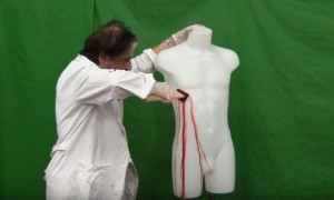 LUIGI GARLASCHELLI DURANTE L'ESPERIMENTO