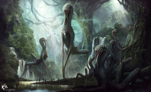 UN 'ALTRA IMMAGINARIA CREATURA EXTRATERRESTRE