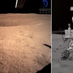 LA PRIMA FOTO SCATTATA DURANTE L'ALLUNAGGIO