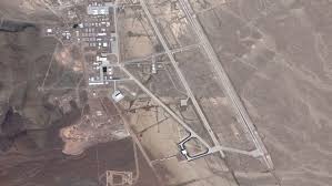 UN'IMMAGINE SATELLITARE DELL'AREA 51