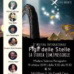 LA LOCANDINA DEL PROSSIMO "FIGLI DELLE STELLE" DEL 19 OTTOBRE 2019