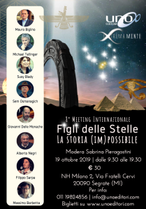 LA LOCANDINA DEL PROSSIMO "FIGLI DELLE STELLE" DEL 19 OTTOBRE 2019