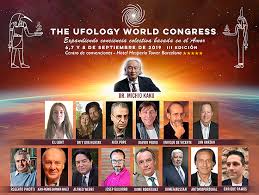 LA LOCANDINA DEL CONGRESSO MONDIALE DI UFOLOGIA DI BARCELLONA