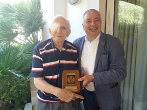 DANTE GOLINELLI ACCANTO AD ALBERTO NEGRI