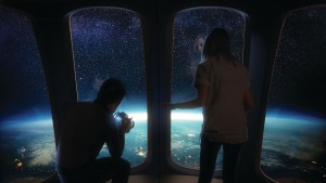 LA VISTA DALLA CAPSULA, NELL'IMMAGINE DI UN ARTISTA