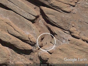 UNA FOTO TRATTA DA GOOGLE EARTH CHE RISALE ALL'OTTOBRE 2016