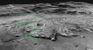 IL TRAGITTO CHE DOVREBBE COMPIERE IL ROBOT DELLA NASA