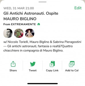 L'APPUNTAMENTO CON LA STANZA DI EXTREMAMENTE SU CLUBHOUSE