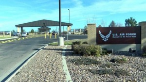 L'INGRESSO DELLA BASE AEREA DI MALMSTROM