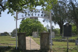 IL CIMITERO DI AURORA, TEXAS
