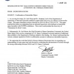 LA LETTERA DELLO US SPACE COMMAND
