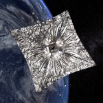 UNA SONDA A VELE SOLARI SPINTA DA UN RAGGIO LASER