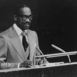 SIR GAIRY ALL'ONU NEL 1977