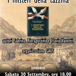 IL 30 SETTEMBRE, A SONDRIO, VIENE PRESENTATO IL LIBRO "I MISTERI DELLA TAZZINA"